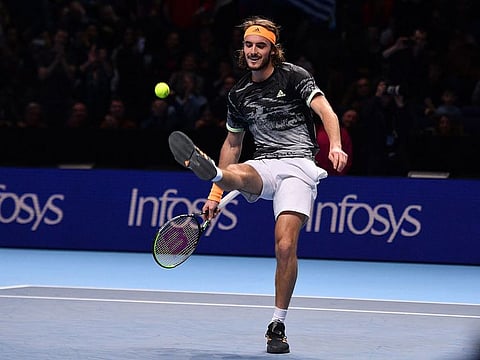 Greece's Stefanos Tsitsipas.