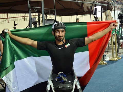 Mohammad Al Hammadi signed off in the best possible way while powering to the gold in the men's 800m T34 on the concluding day of the Dubai 2019 World Para Athletics Championships, late on Friday.