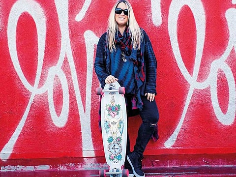 American Cindy Whitehead was one of the top-ranked professional female vert skateboarders in the 1970s.