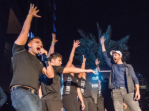 Hrithik Roshan meet his fans at the Cult Fit Fitness in Dubai Marina. Dubai. Photo: Antonin Kélian Kallouche/Gulf News