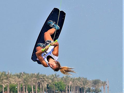 Sanne Meijer from the Netherlands will compete in the 2019 IWWF World Wakeboard Championships in Abu Dhabi.