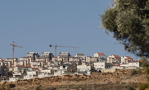 The Israeli colony of Psagot on the eastern outskirts of Ramallah in the occupied West Bank on November 19, 2019.