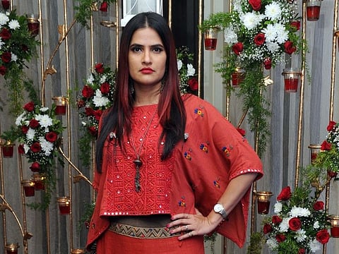 Mumbai: Singer Sona Mohapatra during the inauguration of Khazana Ghazal Festival in Mumbai. (Photo: IANS)