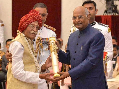 Dharam Pal Gulati with Indian President Kovind
