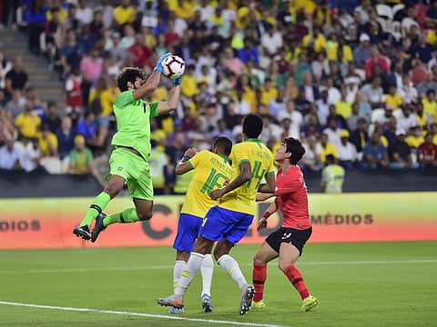 Brazil were in ruthless form as they beat Korea Republic 3-0 in their Brazil Global Tour friendly in Abu Dhabi on Tuesday.