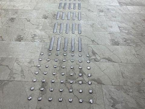 Residents can find tactile paving installed at Amer Service Centre, located at Mazaya Centre in Dubai.