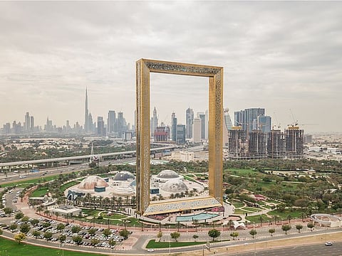 You can experience a panoramic view of the city on top of the Dubai Frame