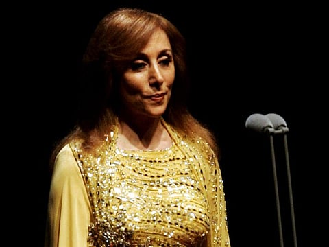 TB-060330-fairouz
Tabloid
FAIROUZ CONCERT
Fairouz a vocalist and stage artist wow the crowd during her concert for the Dubai Autism Centre at the Amercian University in Dubai.
PHOTO: VAZHISOJAN