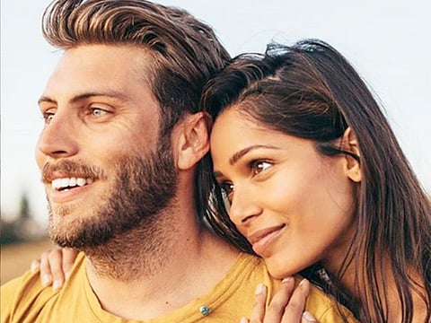 Freida Pinto with Cory Tran