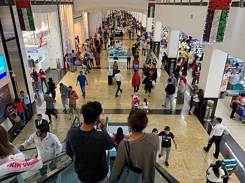 Shoppers during the White Friday sale at Mall of the Emirates. Shoppers during the White Friday sale at Mall of the Emirates. If the forecasts prove right, it does seem local shoppers are ready to have some fun after spending less on nonessentials through the better part of this year.