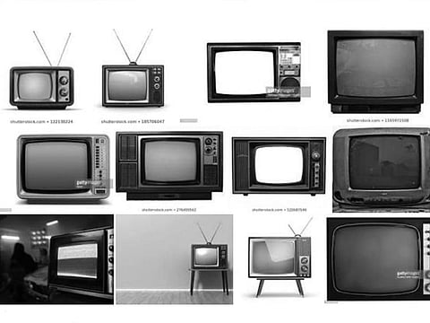 Some of the older, mostly black-and-white TV models, based on the cathode-ray tube technology, which are now museum pieces.