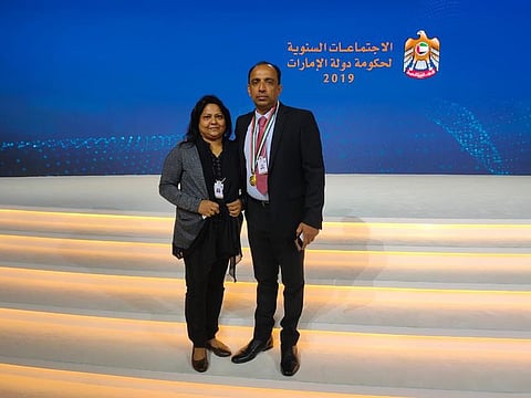 Saji Cheriyan and wife Elsy