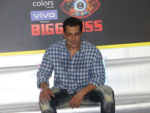 Mumbai: Actor Salman Khan at the launch of "Big Boss" in Andheri, Mumbai on Sep 23, 2019. (Photo: IANS)