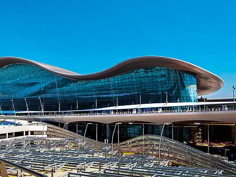 Abu Dhabi’s Midfield Terminal under construction. SITA, one of the world’s leading airport technology providers, entered a five-year contract with Abu Dhabi Airports in 2015.