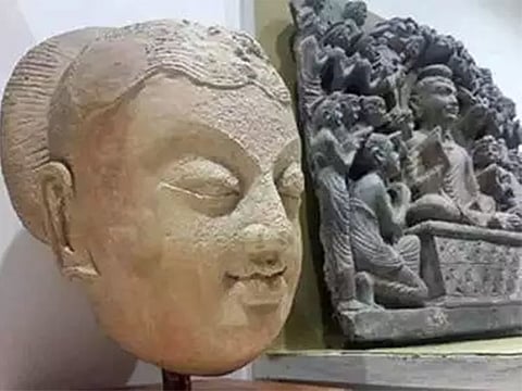 Rare artefacts on display at Islamabad Museum.