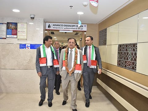 Al Qutami and the DHA delegation also visited VPS Lakeshore Hospital and Research Centre in Kerala