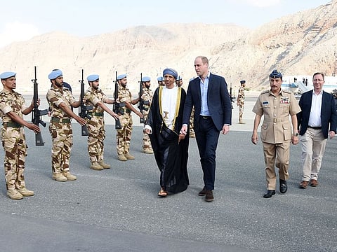 Prince William visits Oman