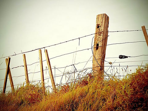 Border post. For illustrative purposes only.