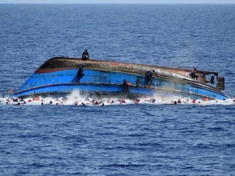 Citing an unnamed coast guard official, Yemen’s state-run SABA news agency reported that the boat capsized due to strong winds and that all those on board — including women and children — fell into the water. Illustrative image.