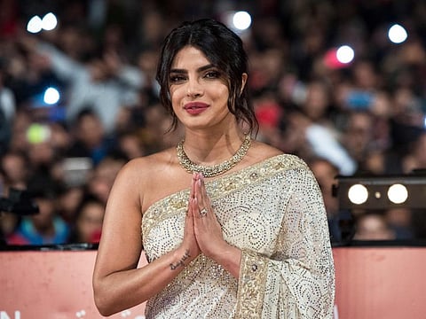 Priyanka Chopra during the 18th Marrakech International Film Festival on December 5, 2019 in Marrakech.