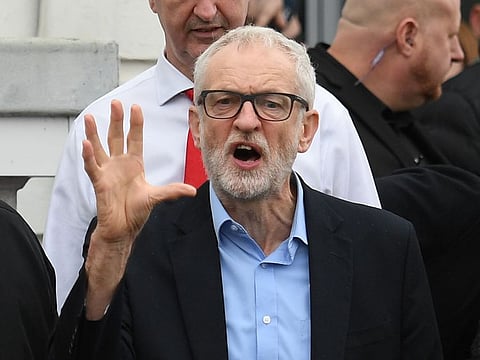 Britain's Labour party leader Jeremy Corbyn
