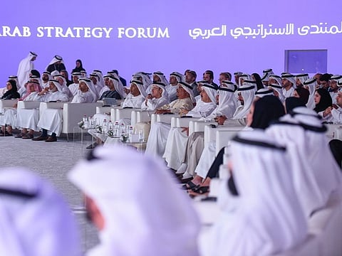 The Arab Strategy Forum gets underway in Dubai on Monday