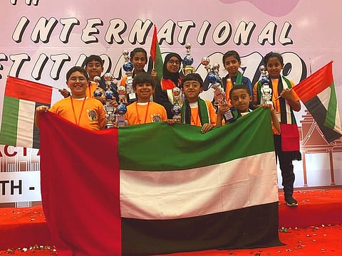 Emirati winners at the 24TH UCMAS Abacus and Mental Arithmetic International Competition 2019