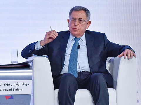Fouad Siniora, Former Prime Minister of Lebanon at the session ‘The Future of the Arab Region 2030, during the Arab Strategy Forum 2019 at The Ritz-Carlton, Dubai International Financial Centre (DIFC), Dubai. 9th December 2019 Photo: Ahmed Ramzan/ Gulf News
