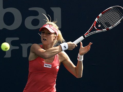 Urszula Radwanska of Poland.