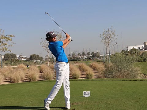 Dubai youngster Josh Hill.