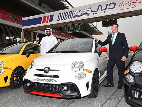 Faisal Al Sahlawi (Dubai Autodrome GM) and Mark Jenkins (National Auto CEO)