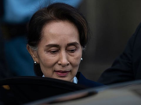 File picture: Aung San Suu Kyi.
