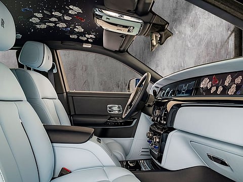 The customer challenged the designers, craftspeople and engineers at Rolls-Royce Bespoke Collective to envision “a car that immerses its occupants in a beguiling floral scene.”