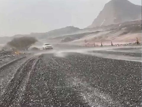 Parts of Abu Dhabi, Dubai, Sharjah, Ajman, Fujairah, Ras Al Khaimah, Umm Al Quwain, and the Jais mountains, as well as islands in the northern region, will receive light rainfall today. Picture used for illustrative purposes only.