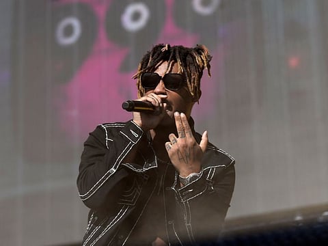 In this file photo Juice Wrld performs onstage during the 2019 iHeartRadio Music Festival and Daytime Stage at the Las Vegas Festival Grounds on September 21, 2019 in Las Vegas, Nevada.