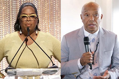 Oprah Winfrey AND Russell Simmons
AFP files