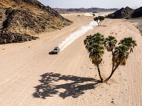 Dakar Saudi Arabia 2020 gets underway in Jeddah before drivers and crews navigate their way through the fast and winding dunes and stones for 752km.