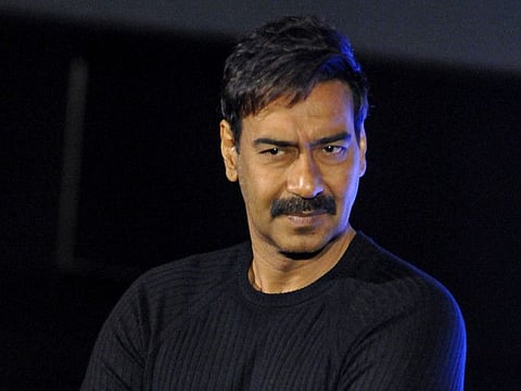 Kolkata: Bollywood actor Ajay Devgn during the promotion of his movie 'Tanhaji: The Unsung Warrior', in Kolkata, Tuesday, Dec. 3, 2019. (PTI Photo) (PTI12_3_2019_000275B)