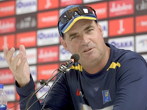 Sri Lankan cricket team coach Mickey Arthur
