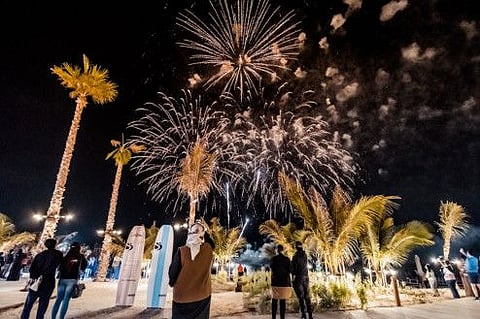 Fireworks in La Mer, a project by Meraas