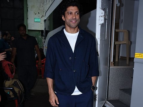Mumbai: Actor Farhan Akhtar during the promotions of his upcoming film "The Sky Is Pink" in Mumbai on Sep 25, 2019. (Photo: IANS)
