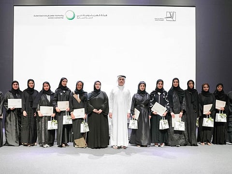 Saeed Mohammed Al Tayer, MD and CEO of Dubai Electricity & Water Authority (DEWA), honoured 15 DEWA female employees who participated in volunteering initiatives abroad. Al Tayer bestowed the employees with the "Bracelet of Tolerance" in recognition of their efforts to promote tolerance among communities and participation in voluntary initiatives abroad.