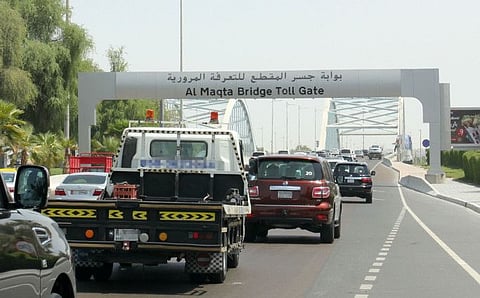 The Al Maqta Bridge Toll Gate, Abu Dhabi