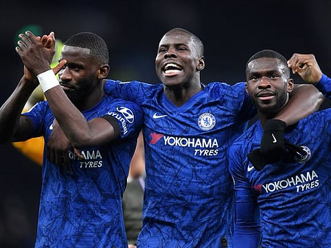 This photo was posted by German international defender Antonio Rudiger after allegedly being subject to racist 'monkey chants' in Chelsea's Premier League win over Tottenham