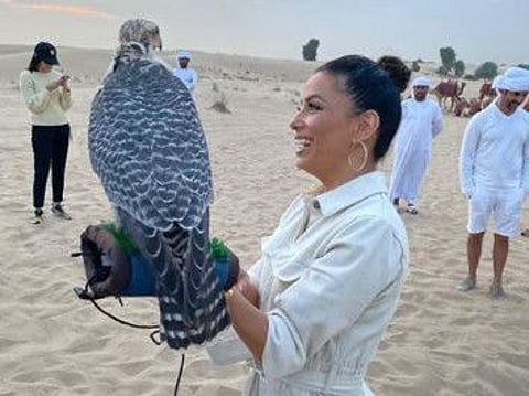 Eva Longoria shares her Dubai desert experience