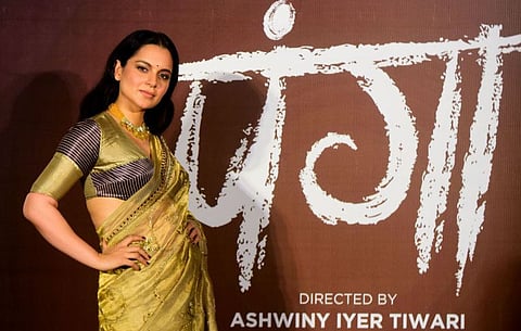 Bollywood actor Kangana Ranaut poses for photographs during the trailer launch of the upcoming sports drama Hindi film Panga in Mumbai on December 23, 2019. / AFP / Sujit Jaiswal