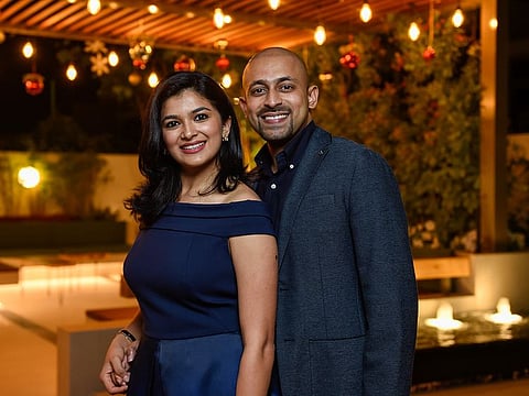 John Paul Alukkas – Executive Director, Joyalukkas Group and his wife Sonia Alukkas