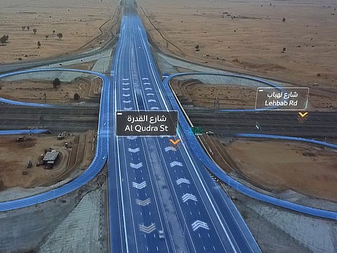RTA opens today Al Qudra-Lehbab Roads Interchange Development Project