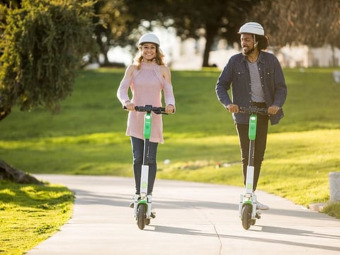 Courtesy: Lime
In the UAE, every fourth trip on a Lime e-scooter comes from a car trip, meaning that 25 per cent of users are opting for a scooter to ditch what would have been a car ride.