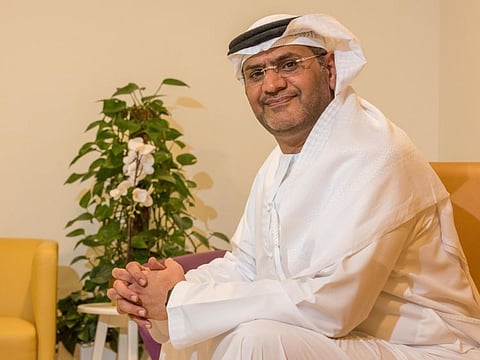 Nasser H.Al-Shaikh at the Moorfields Eye Hospital Dubai. Dubai. Photo: Antonin Kélian Kallouche/Gulf News